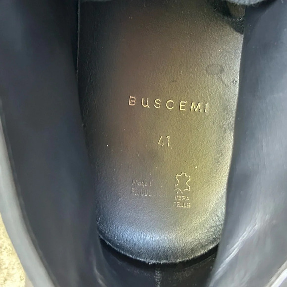Buscemi Matte  Black 100mm sneakers, size 41 - Picture 7 of 10